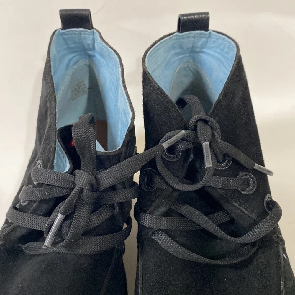 ED Ellen Degeneres. Leather suede ankle booties 8M Y2k Casual